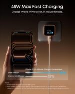 Anker Smart Display Charger, Anker Nano USB C Charger Block, 45W Max GaN Phone Charger,180° Foldable Plug,Smart Recognition,Built-in Care Mode,for iPhone17/16/15(Non-Battery,One USB-C Port,No Cable) - Image 3