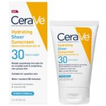 Cerave Hydrating Sheer Sunscreen or Face & Body Spf30 – 89ml