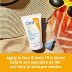 Cerave Hydrating Sheer Sunscreen or Face & Body Spf30 – 89ml