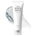 JUMISO Salicylic Acid 0.5% BHA Foaming Cleanser with Blue Clay – Low pH Face Wash for Oily Acne-Prone Skin – Blackhead & Strawberry Nose Care, Non-Stripping Daily Use, Fragrance-Free, 4.23 oz