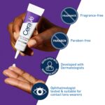 CeraVe Skin Renewing Eye Cream For Wrinkles, Under Eye Cream With Peptides + Caffeine + Niacinamide, For Wrinkles & Crows Feet, Paraben Free & Opthalmologist Tested - Image 3