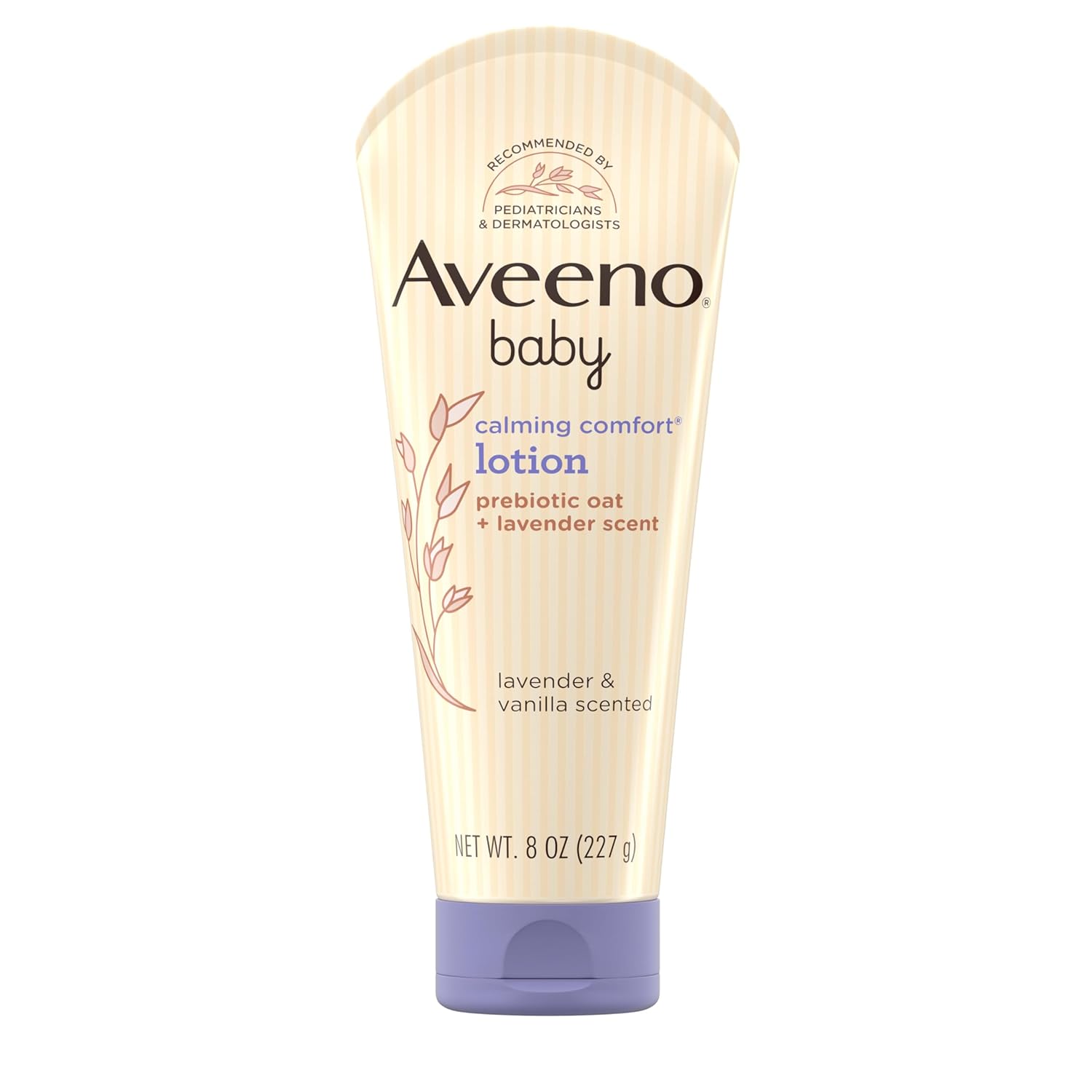 1 Aveeno Baby Calming Comfort Moisturizing Body Lotion with Relaxing Lavender & Vanilla Scents-8 Oz/ 227g - Image 1