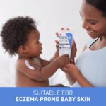 CeraVe Baby Eczema Relief Cream, 1% Colloidal Oatmeal Cream With Vitamin E & Ceramides, Soothes & Calms Itchy Skin, Developed With Pediatric Dermatologist, Fragrance Free, 5oz - Image 2