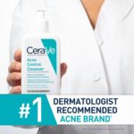 CeraVe Acne Treatment Face Wash, Salicylic Acid Cleanser with Purifying Clay, Niacinamide, and Ceramides, Pore Control and Blackhead Remover, 8 Oz/237 ml - Image 4