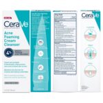 CeraVe Acne Foaming Cream Cleanser, 4% Benzoyl Peroxide Face Wash With Hyaluronic Acid, Niacinamide & Ceramides, Gentle Daily Acne Treatment For Face, 5 Fl Oz/150 ml - Image 6