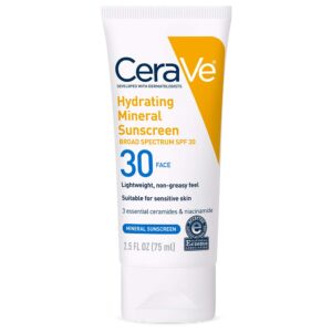 CeraVe 100% Mineral Sunscreen SPF 30