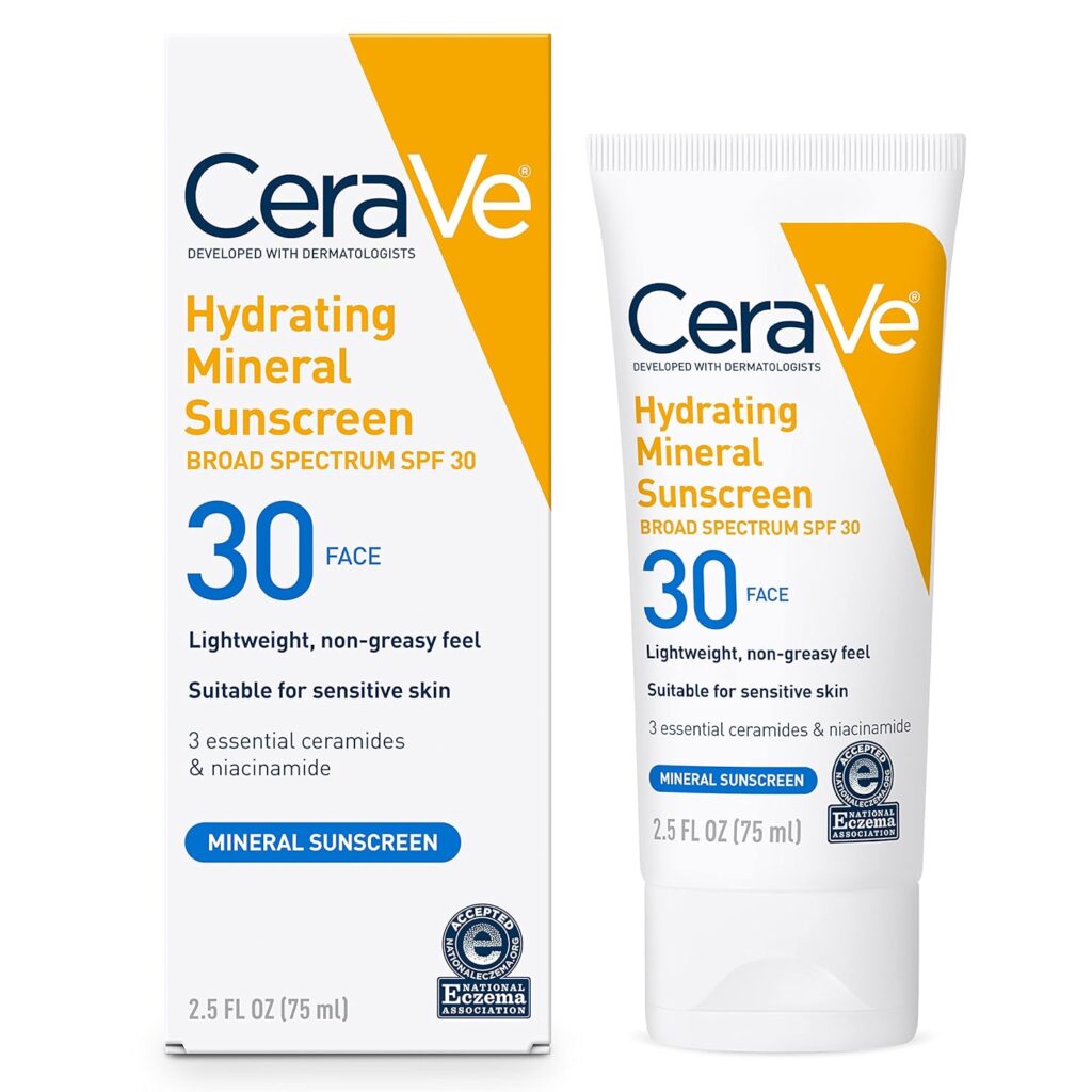 CeraVe 100% Mineral Sunscreen SPF 30