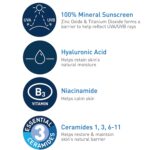 CeraVe 100% Mineral Sunscreen SPF 50, Face sunscreen- 2.5 fl Oz/ 75 ml - Image 6