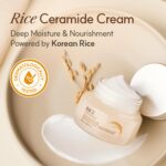 The Face Shop Rice Ceramide Cream, Hydrating Face Moisturizer-1.69 fl Oz/ 50 ml - Image 2