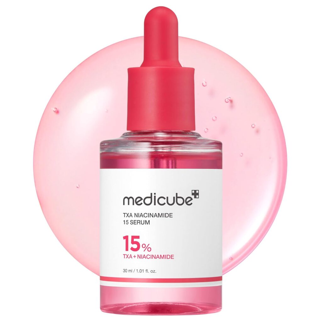 Medicube TXA & Niacinamide 15% Glow Serum (30ml / 1.01 fl. oz.) – Post-Spot Care & Radiance Facial Serum