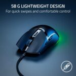Razer Cobra Wired Gaming Mouse: 58g Lightweight Design - Gen-3 Optical Switches - Chroma RGB Lighting with Underglow - Precise 8500 DPI Optical Sensor - 100% PTFE Mouse Feet - Speedflex Cable - Black - Image 2