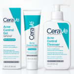 CeraVe Acne Control Cleanser, Face Wash with 2% Salicylic Acid, 8 oz & CeraVe Acne Control Gel, Salicylic & Glycolic Acid Face Treatment, 1.35oz COMBO