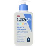 CeraVe Baby 2-in-1 Wash & Shampoo with Vitamin E for Hair & Skin, 16oz & Lotion Combo. - Image 5