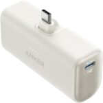 Anker Nano Power Bank,5,000mAh Portable Charger, Built-in USB-C Connector, Shell White, global version - Image 3